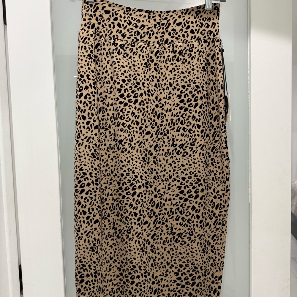 Lou Lou Australia Leopard Print Pencil Skirt